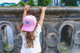 Organic Block Snapback - Pink