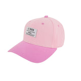 Organic Block Snapback - Pink/Purple