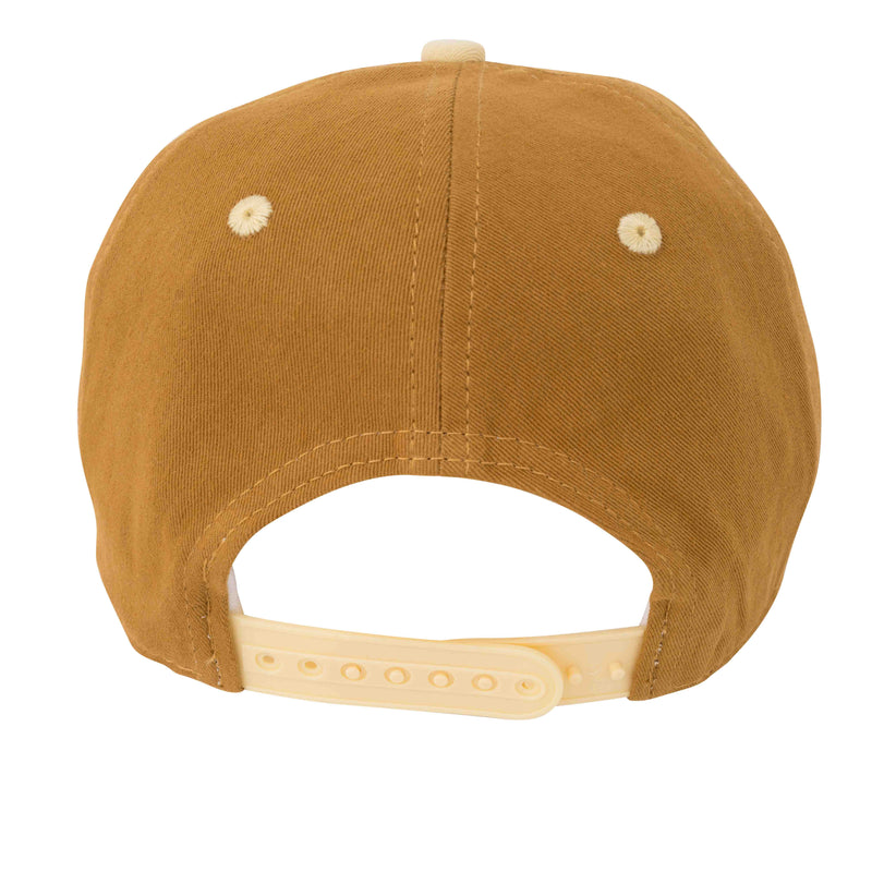 Organic Block Snapback - Brown