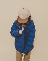 Blockwolle 5 Panel - Braun