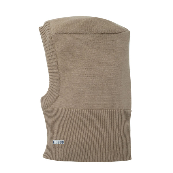 Organic Cotton Balaclava - Light Brown (Elefanthue)