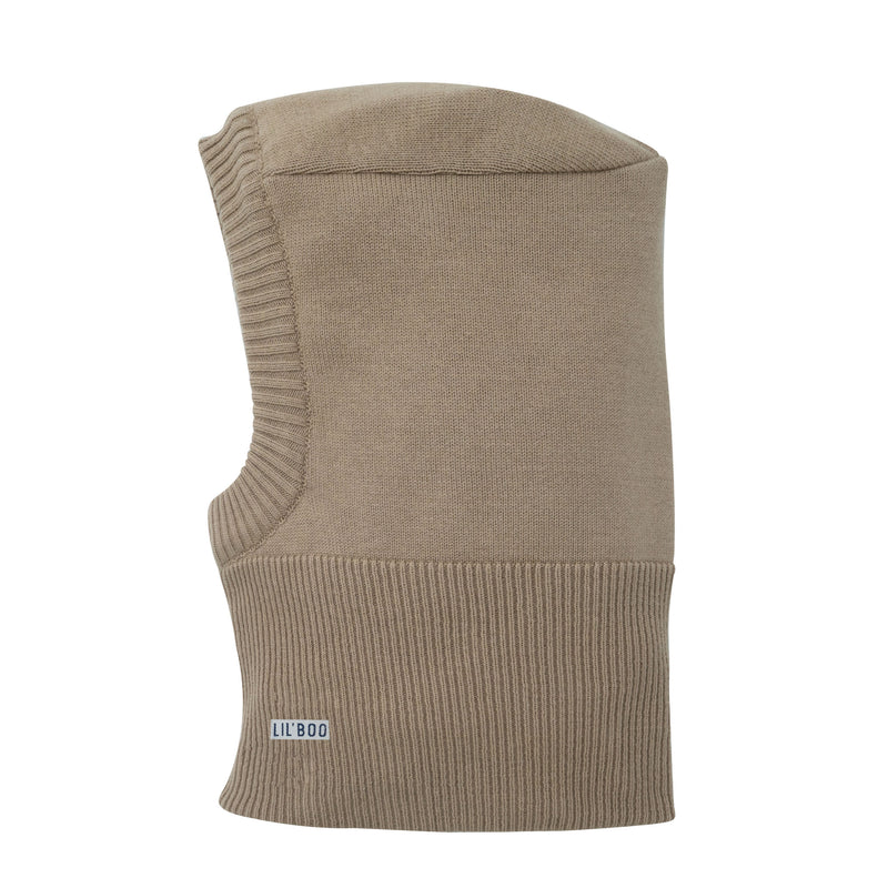 Organic Cotton Balaclava - Light Brown (Elefanthue)
