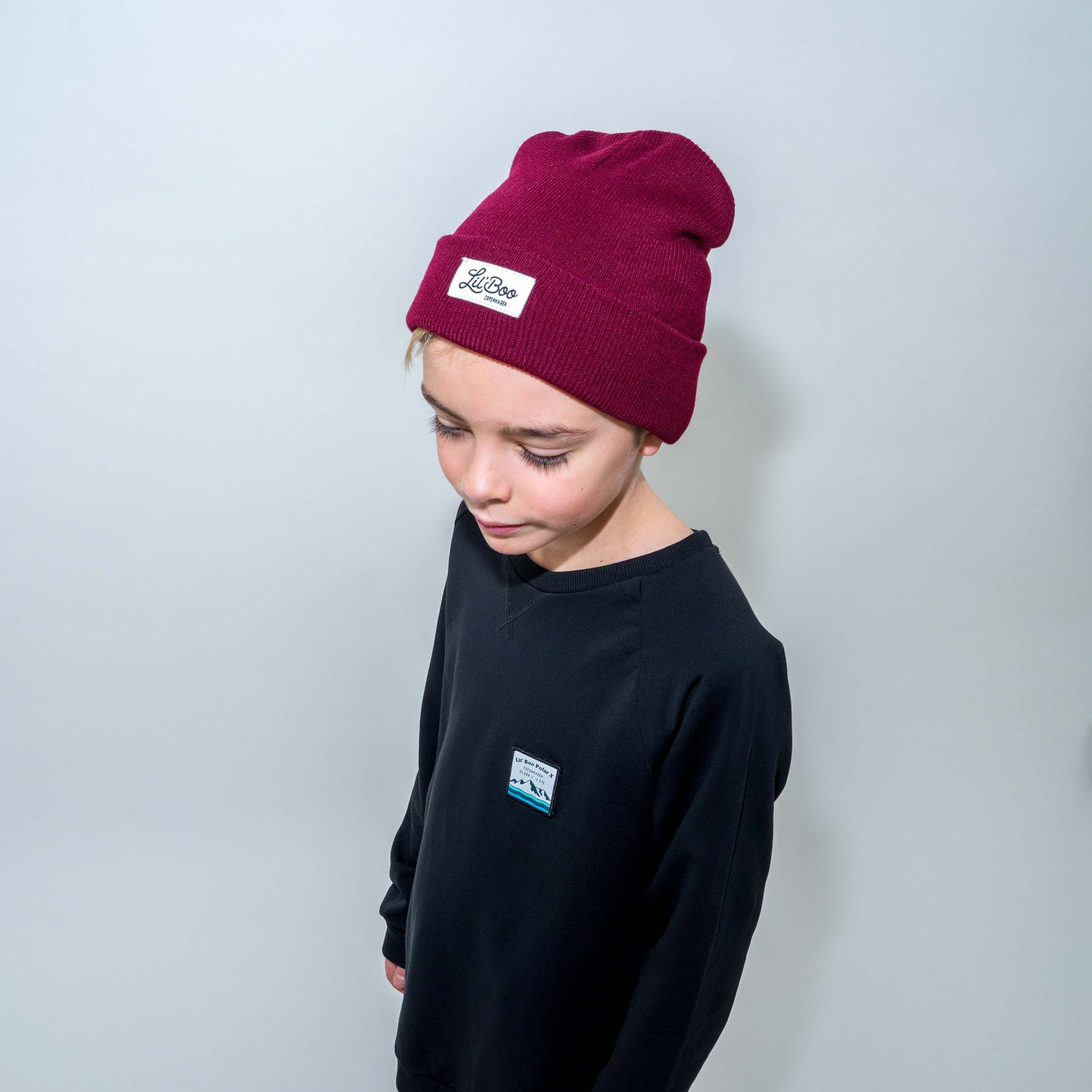 Lil' Boo Classic Beanie – Burgundy – Lil' Boo