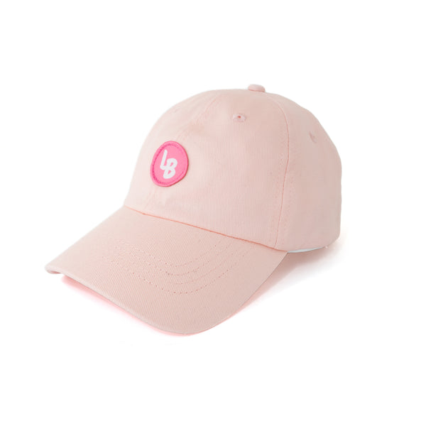 Pale pink dad hat shop
