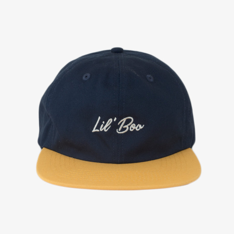 Lil' Boo Organic Snapback Cap - Marineblau/Gelb