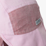 Weiche Baby-Sonnenkappe (UV) - Block Pink