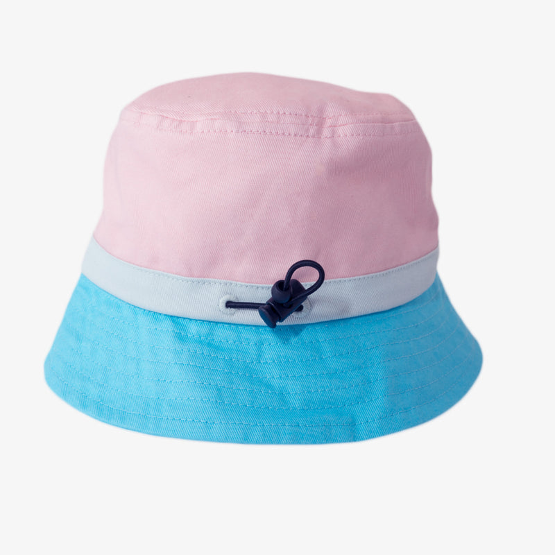 Block Pink Bucket Hat (ORGANIC)