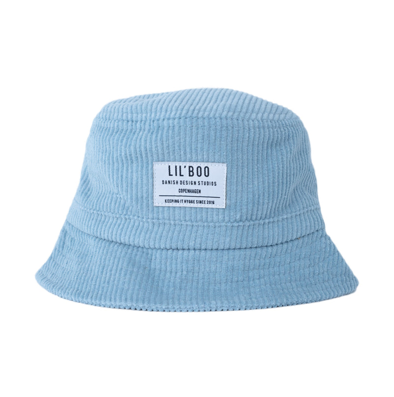 Corduroy Bucket Hat - Dusty Blue – Lil' Boo